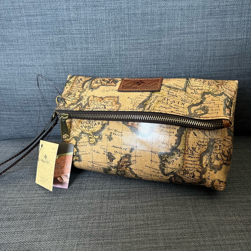 NWT PATRICIA NASH VALERIE FOLDED MAKEUP BAG POUCH